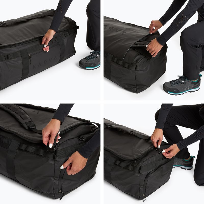 Сумка Duffel Bag KADVA 2в1 Alltaker 90 л чорний 12