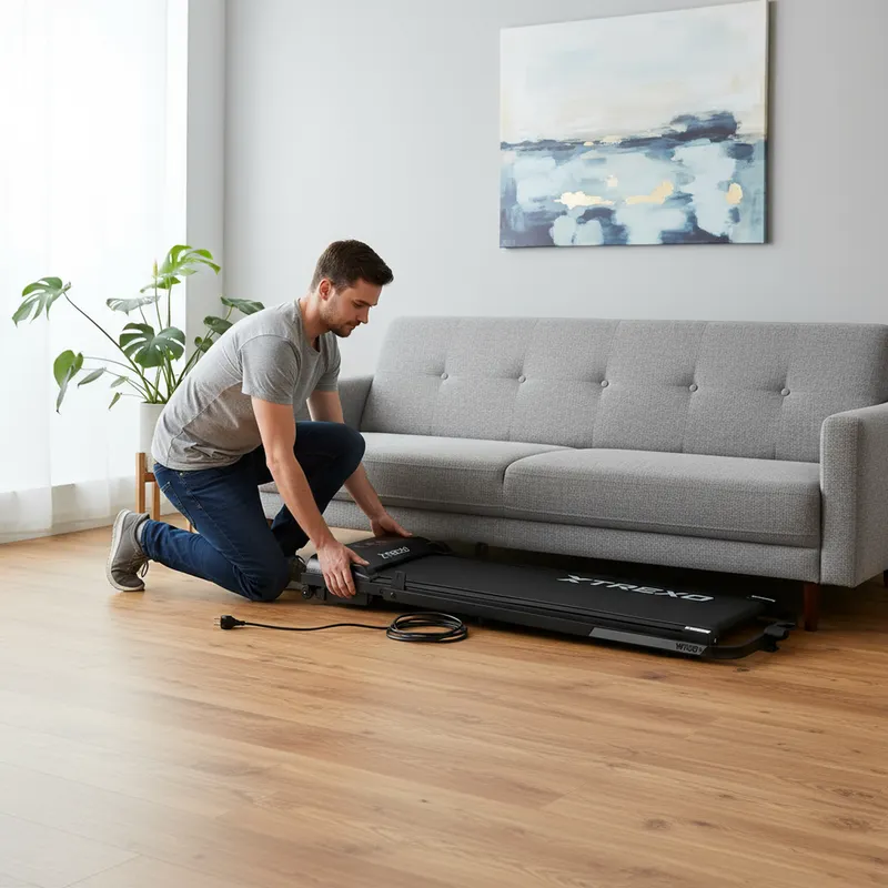 Бігова доріжка XTREXO Walking Pad W100+ чорний 5