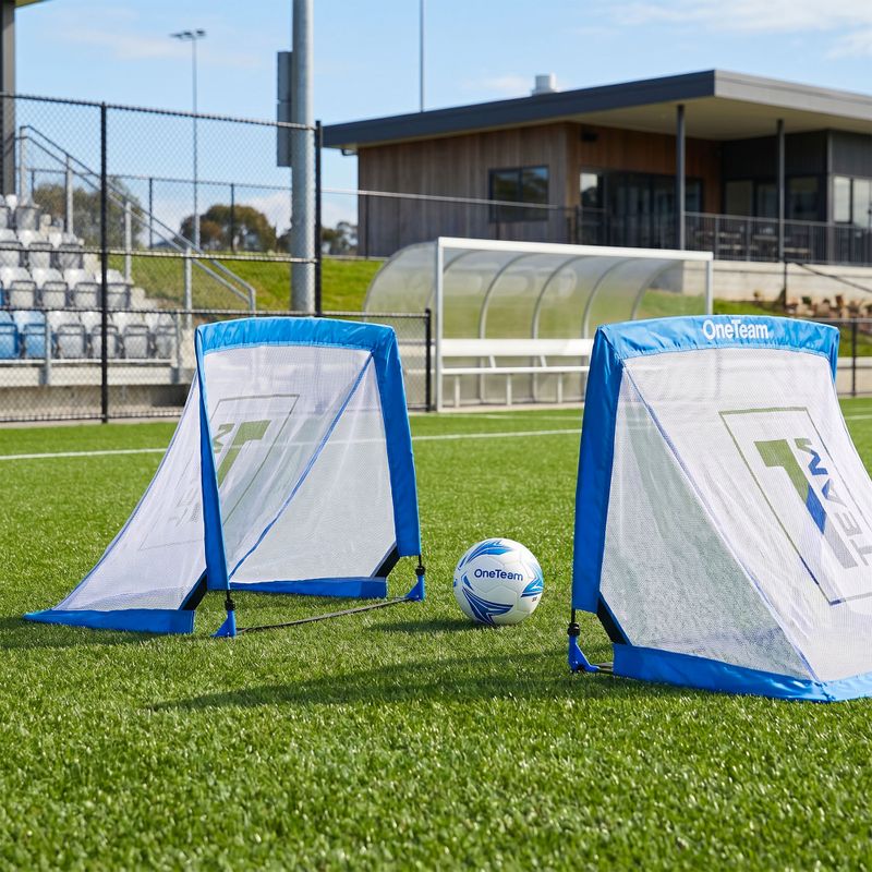 Футбольні ворота OneTeam Footzy Pop-Up blue 4