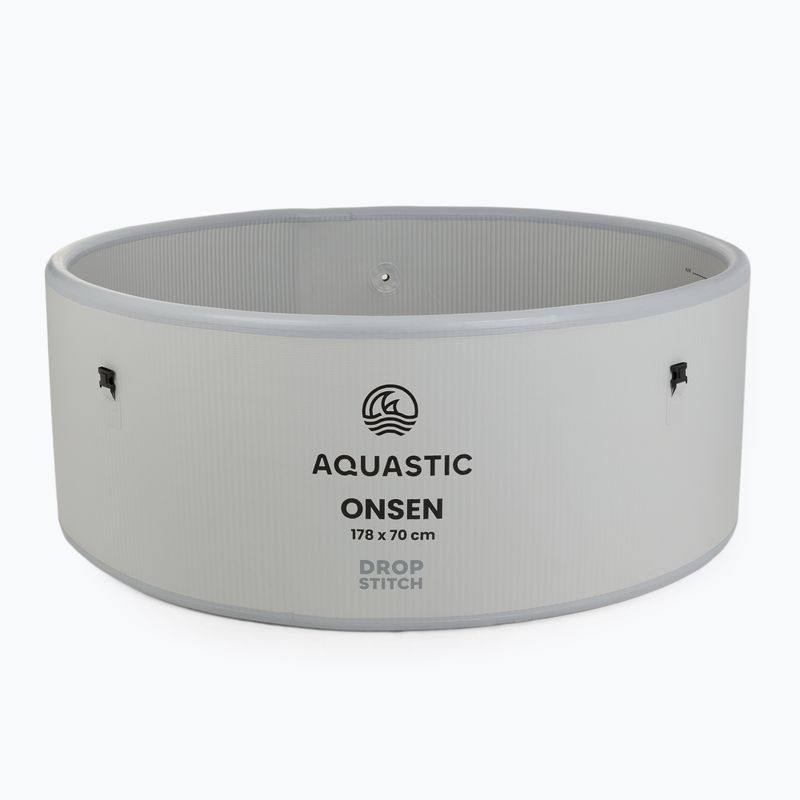 Basen pompowany AQUASTIC ONSEN drop stitch 1200 l 178 cm szary 5