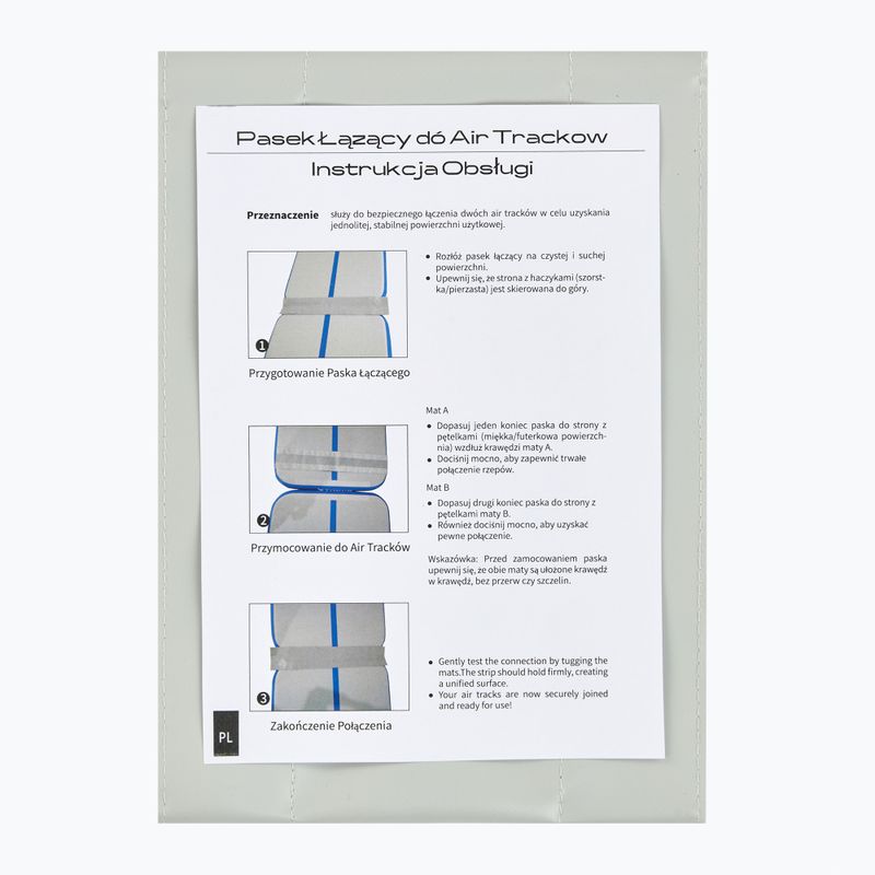 З'єднувач для гімнастичних доріжок XTREXO Air Track білий 6