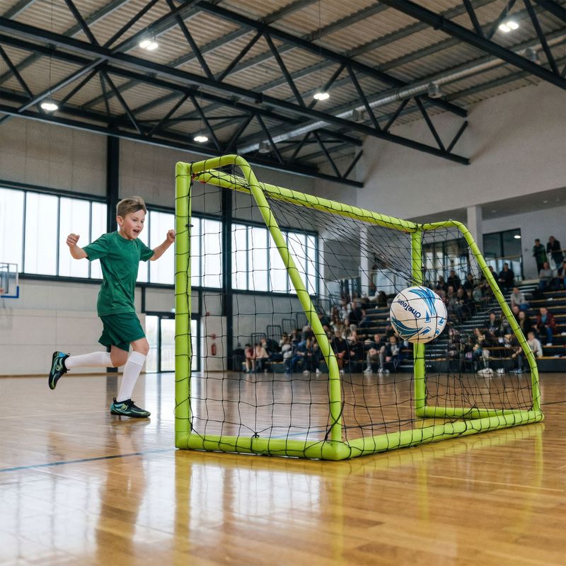 Ворота футбольні OneTeam PVC OT-B4W007 244 x 150 cm green 3