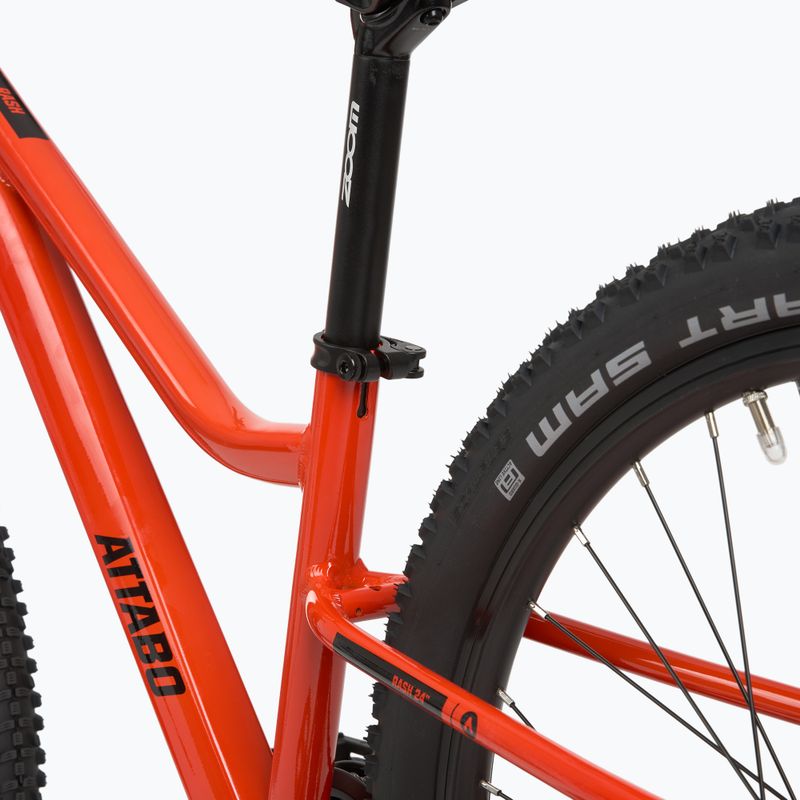 Дитячий велосипед ATTABO Rash 24" 11,4 кг Gen 2 помаранчевий 15