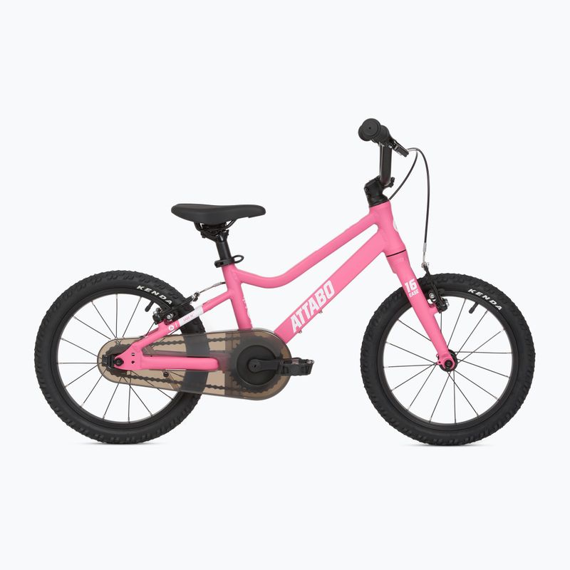 Дитячий велосипед ATTABO EASE 16" 6,4 кг Gen 2 рожевий