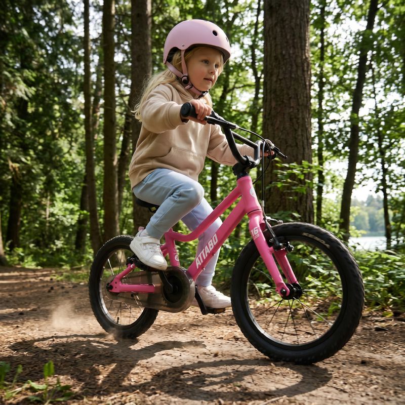 Велосипед дитячий ATTABO EASE 16" 6,4 kg Gen 2 pink 6
