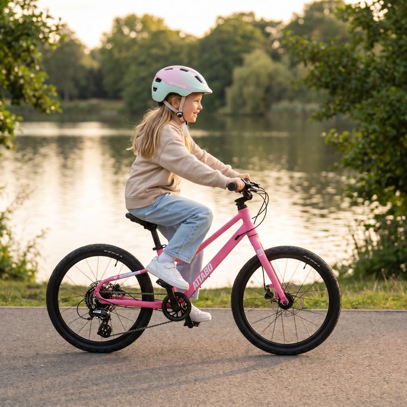 Велосипед дитячий ATTABO EASE 20" 8,4 kg Gen 2 pink 5
