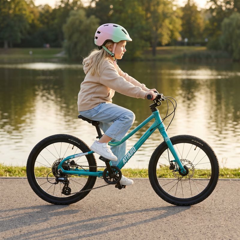 Велосипед дитячий ATTABO EASE 20" 8,8 kg Gen 2 turquoise 6