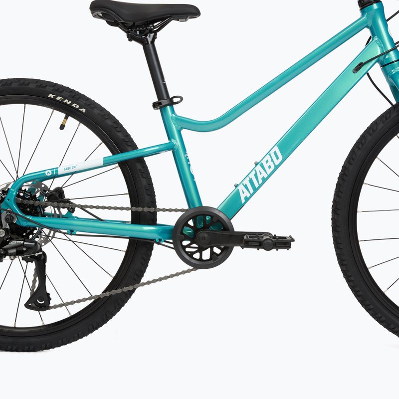 Велосипед дитячий ATTABO EASE 24" 9,2 kg Gen 2 turquoise 5