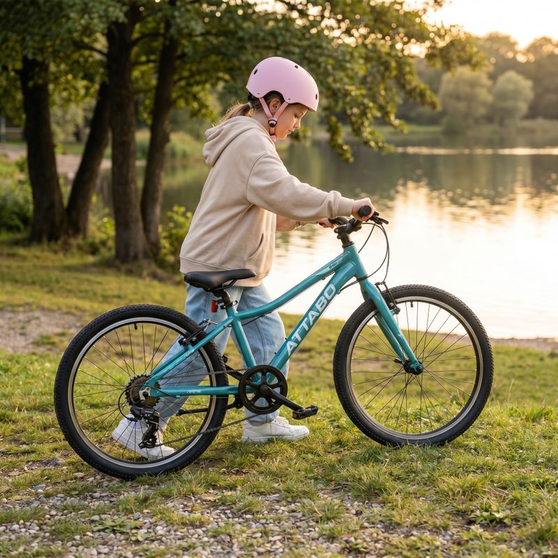 Велосипед дитячий ATTABO EASE 24" 9,6 kg Gen 2 turquoise 5