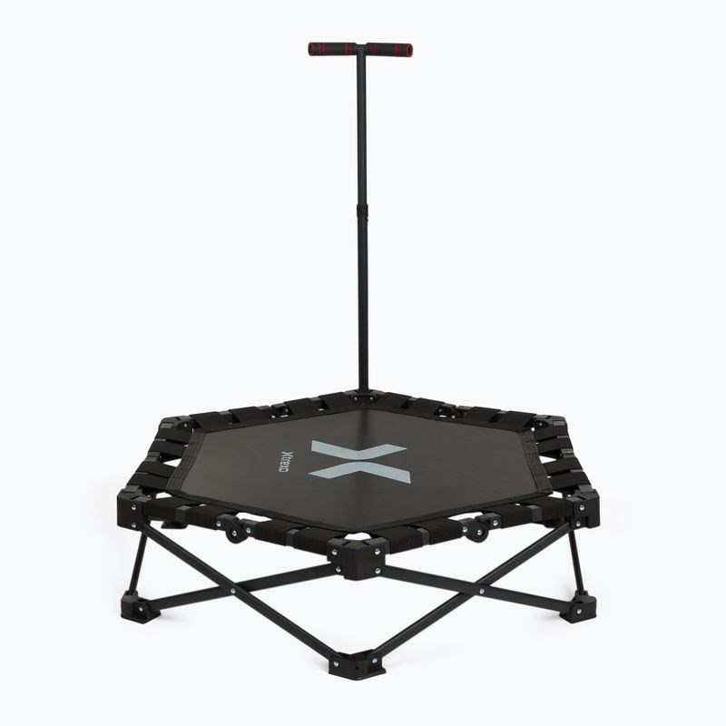 Складна чорна батут XTREXO Hop&Side 3