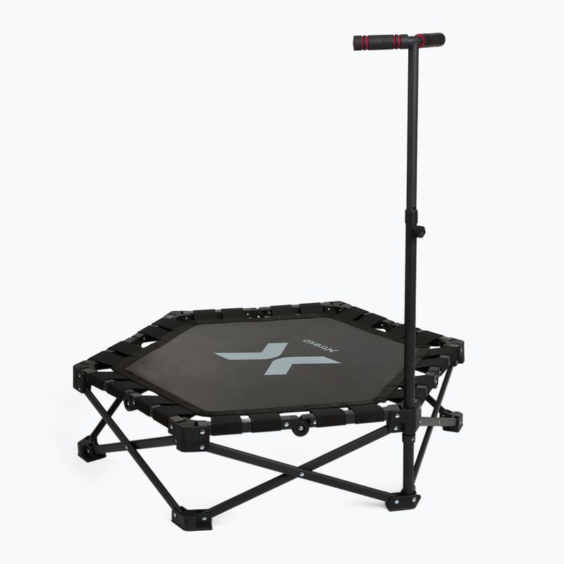 Складна чорна батут XTREXO Hop&Side 4