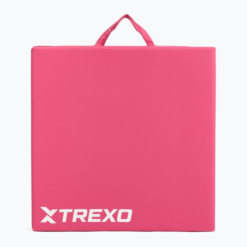 Матрац гімнастичний TREXO складний 180 x  60 x 5 см рожевий 5