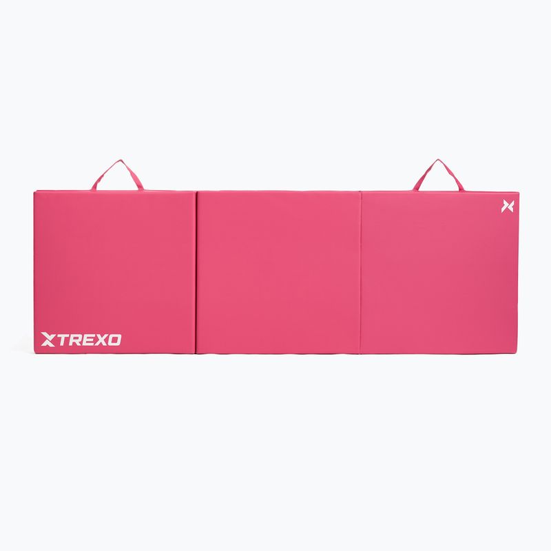 Матрац гімнастичний TREXO складний 180 x  60 x 5 см рожевий 6
