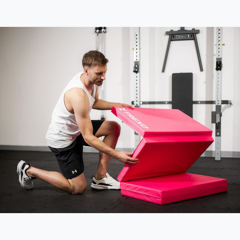 Матрац гімнастичний XTREXO складний 195 x 80 x 5 см рожевий 10