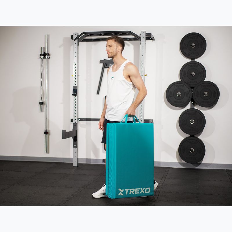 Матрац гімнастичний XTREXO складний 195 x 80 x 5 см зелений 13