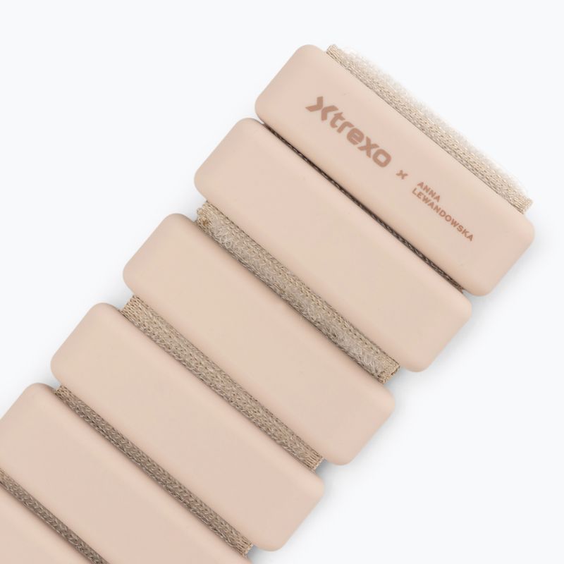 Обтяжувачі для щиколоток і зап'ясть XTREXO x Anna Lewandowska Bangles 205 Beige 6
