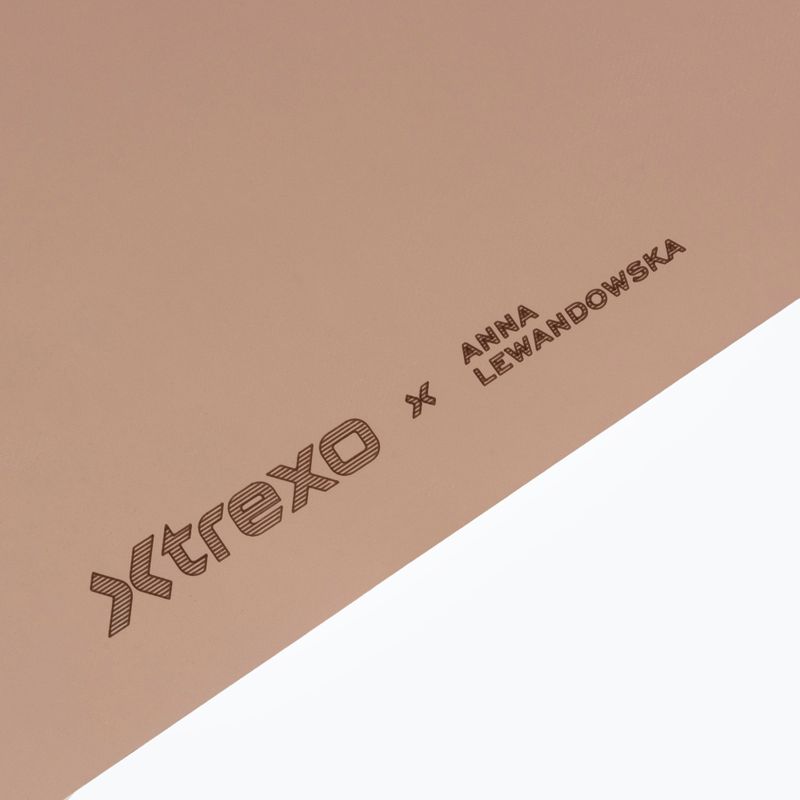 Килимок для вправ і йоги XTREXO x Anna Lewandowska play mat 183x61 Milktea 4