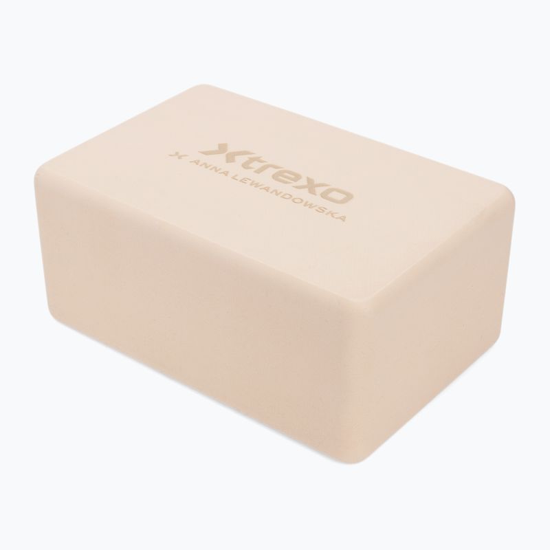 Блок для йоги XTREXO x Anna Lewandowska block Beige