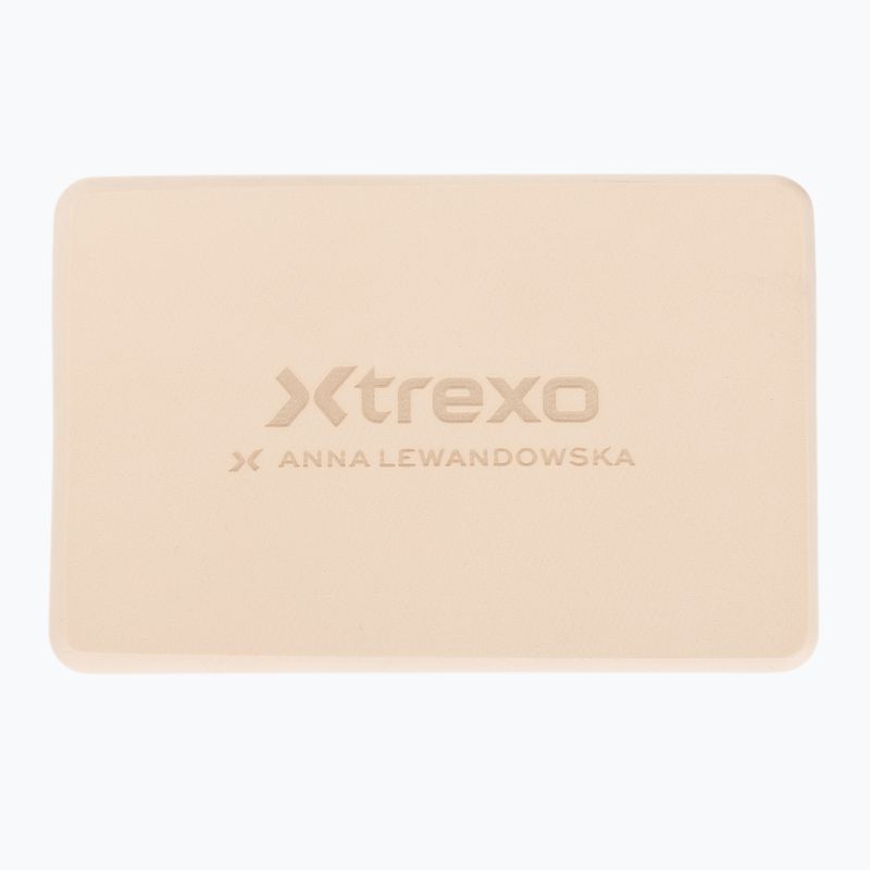 Блок для йоги XTREXO x Anna Lewandowska block Beige 5