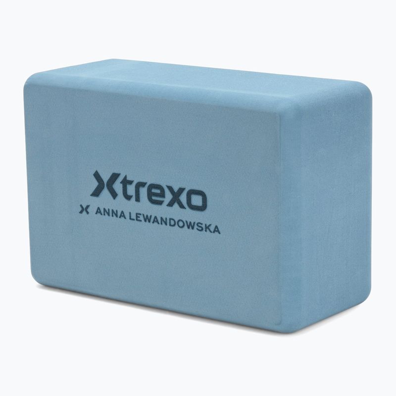Блок для йоги XTREXO x Anna Lewandowska block Azul Bruma 3