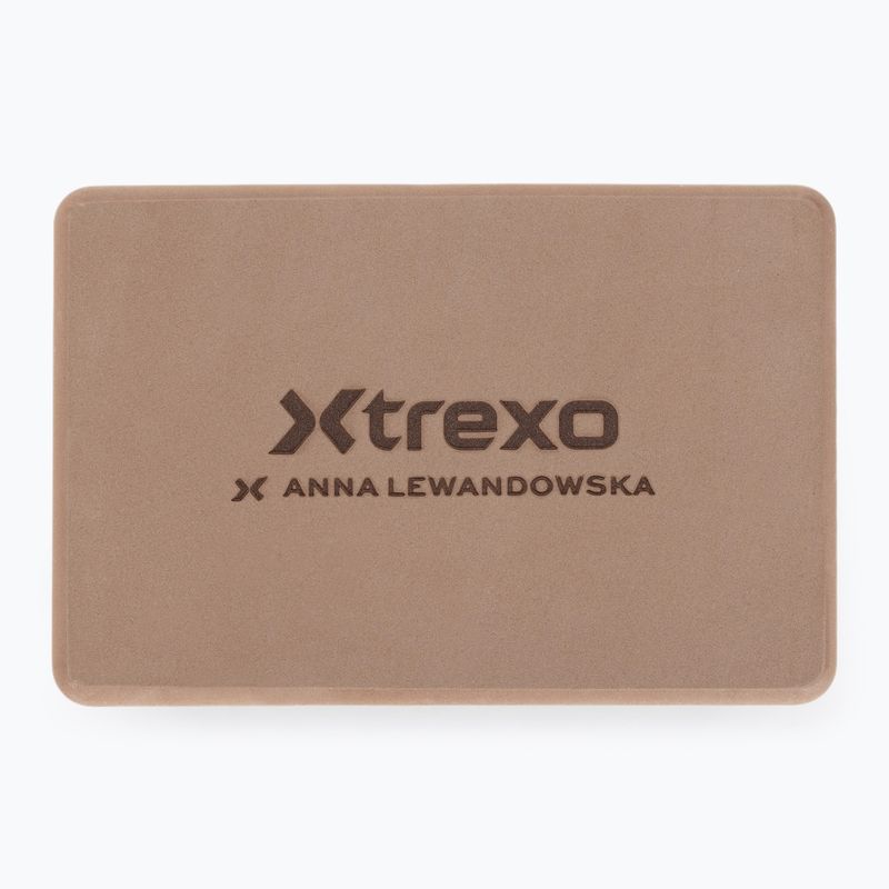 Блок для йоги XTREXO x Anna Lewandowska block Milktea 5