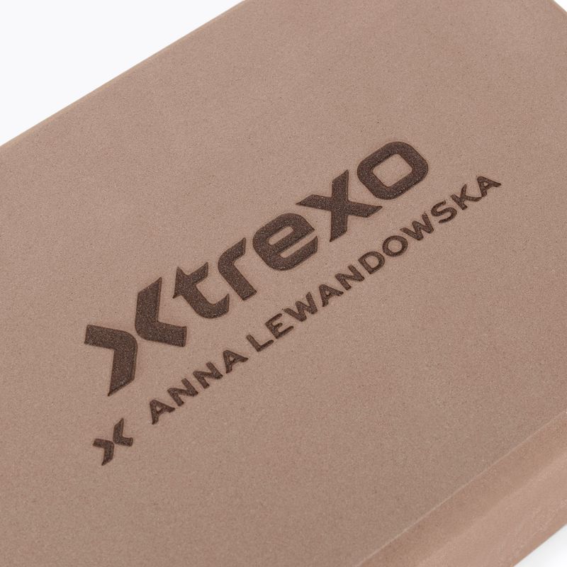 Блок для йоги XTREXO x Anna Lewandowska block Milktea 6
