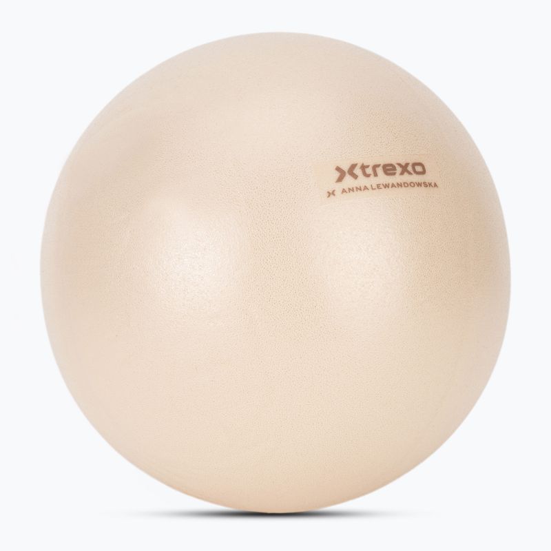 М'яч гімнастичний малий XTREXO x Anna Lewandowska ball 20cm Beige 3