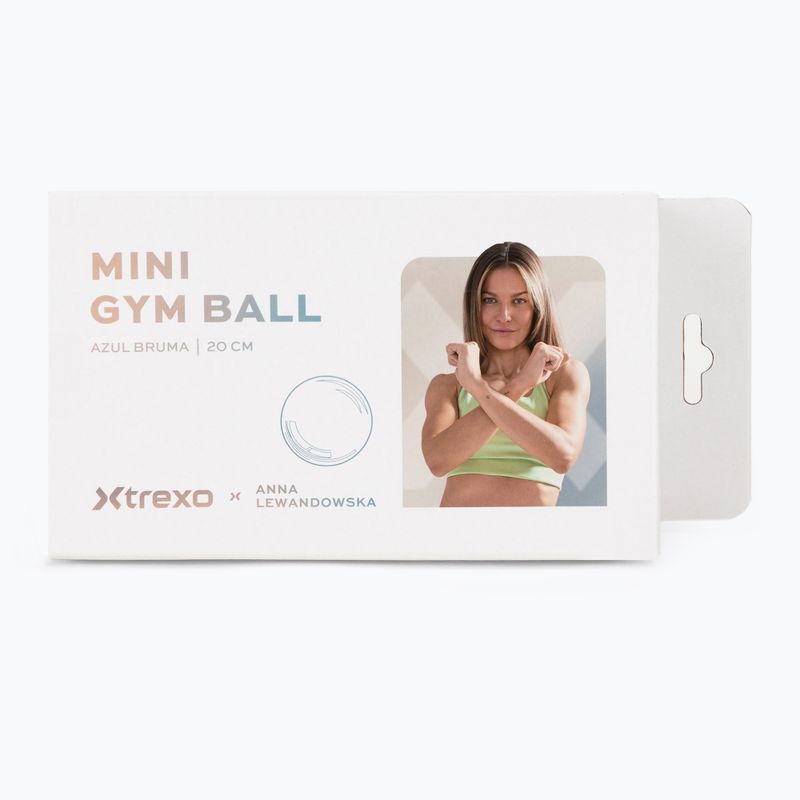 М'яч гімнастичний малий XTREXO x Anna Lewandowska ball 20cm Azul Bruma 8
