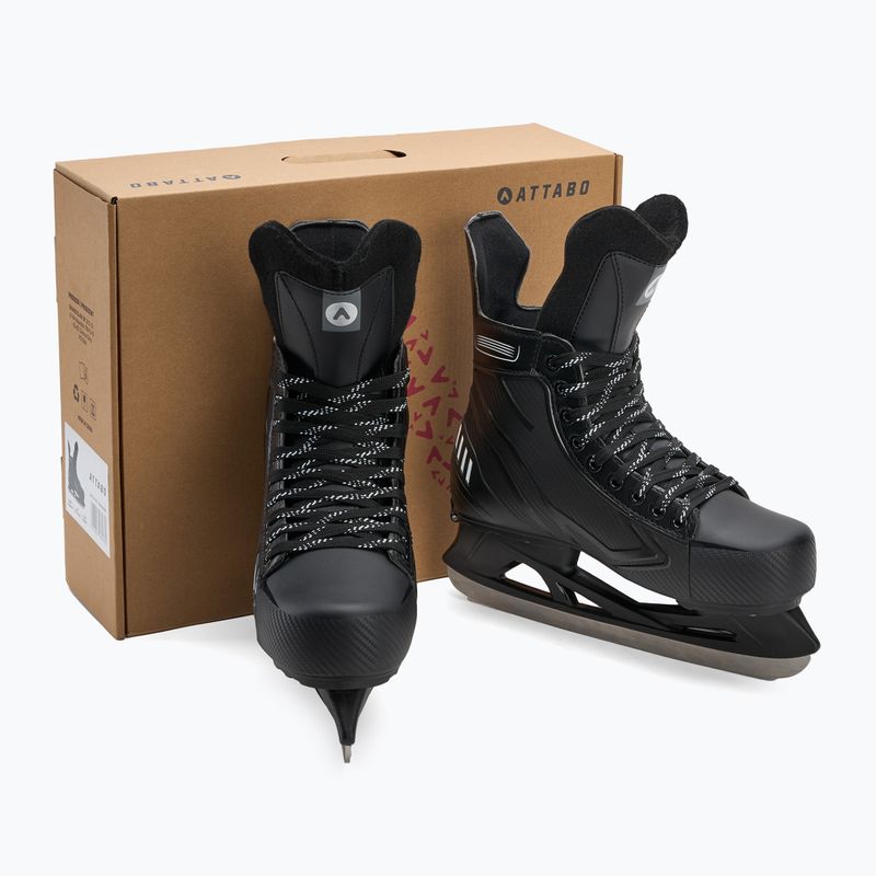 Дитячі хокейні ковзани ATTABO Frazer II регульовані black 6