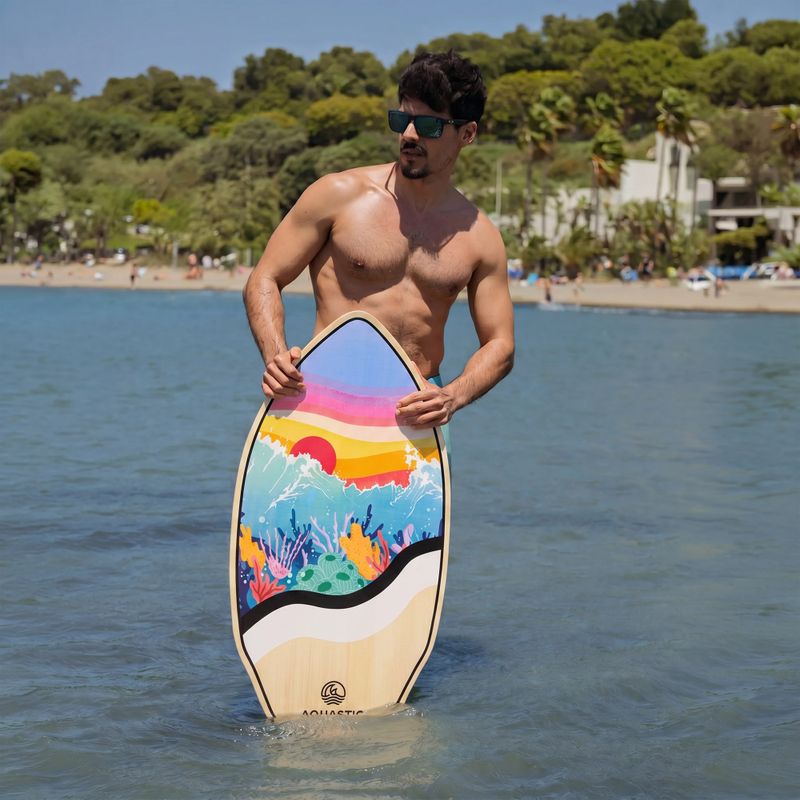 Дошка скімбордова AQUASTIC Lagoon 39" colorful 5