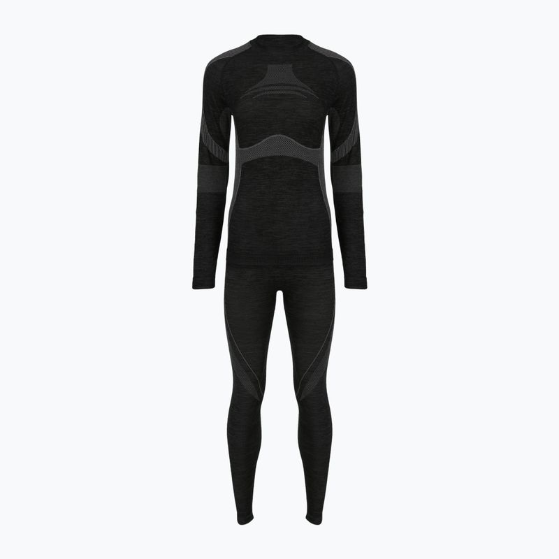 Комплект термобілизни жіночий Woolcano SET1089 Black