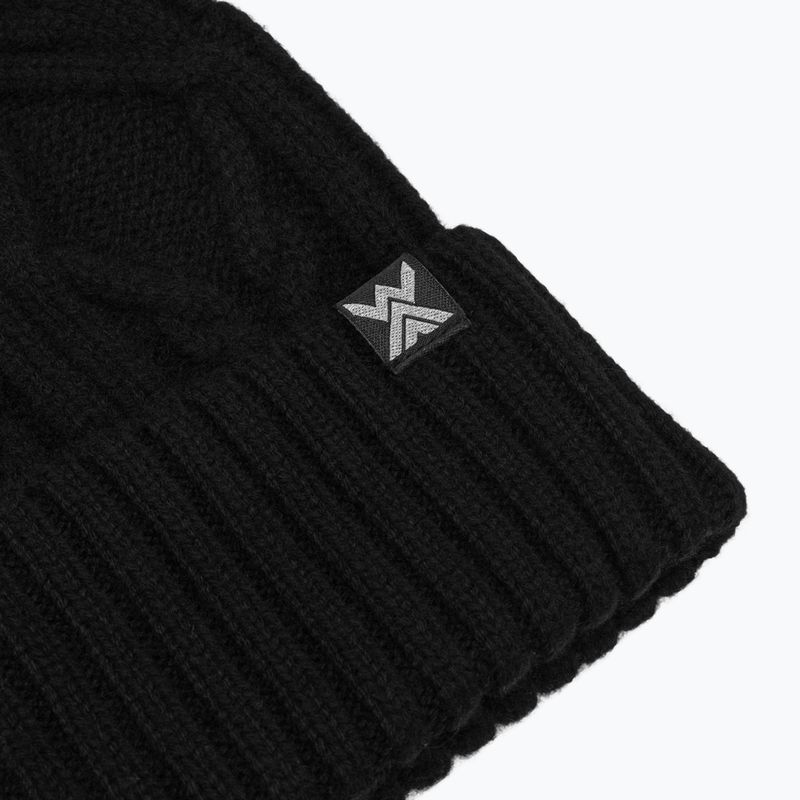 Шапка жіноча Woolcano HAT1100 Czarny 3