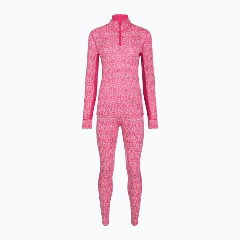 Комплект термобілизни жіночий Woolcano SET1121 Pink
