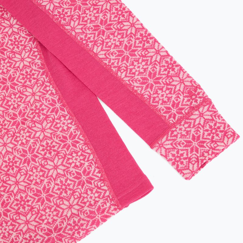 Комплект термобілизни жіночий Woolcano SET1121 Pink 5