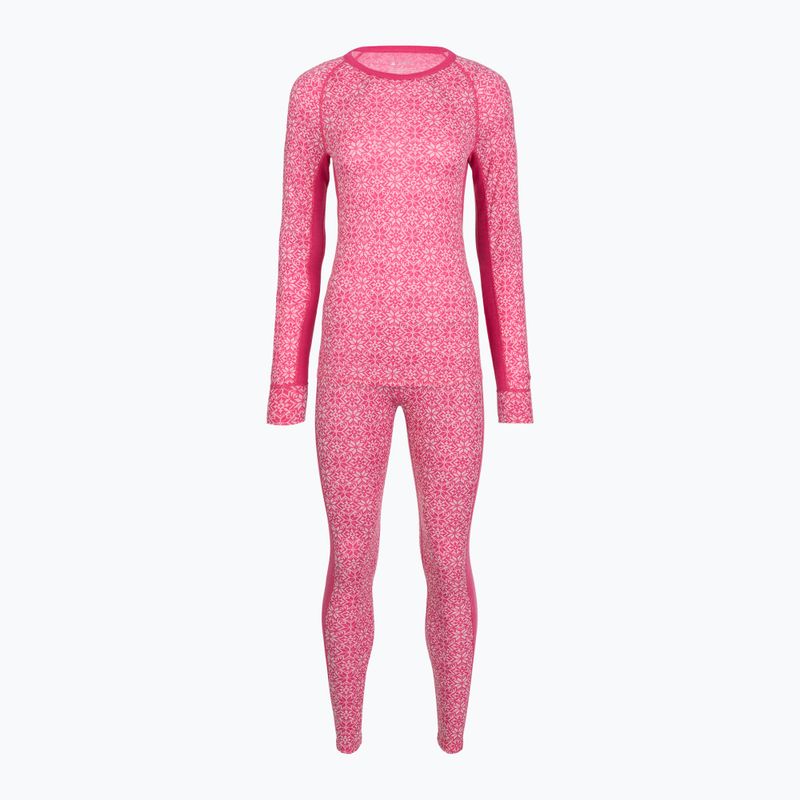 Комплект термобілизни жіночий Woolcano SET1109 Pink
