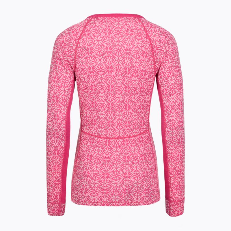 Комплект термобілизни жіночий Woolcano SET1109 Pink 4