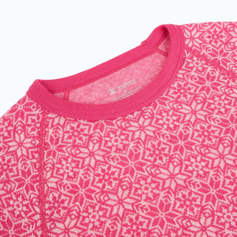 Комплект термобілизни жіночий Woolcano SET1109 Pink 6