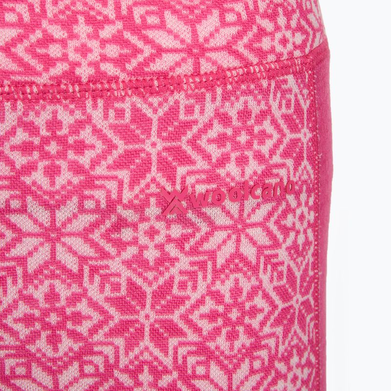 Комплект термобілизни жіночий Woolcano SET1109 Pink 10