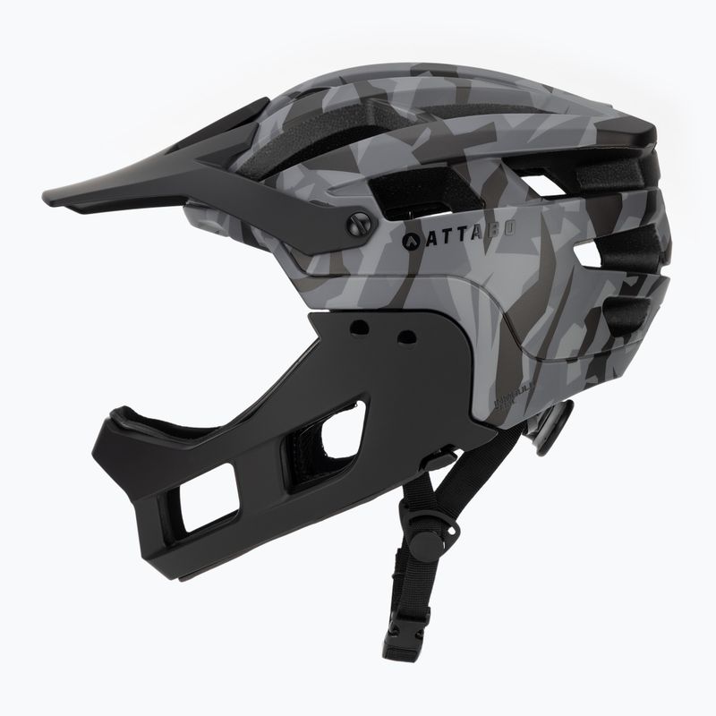 Шолом велосипедний ATTABO  State 2.0 full face gray 3