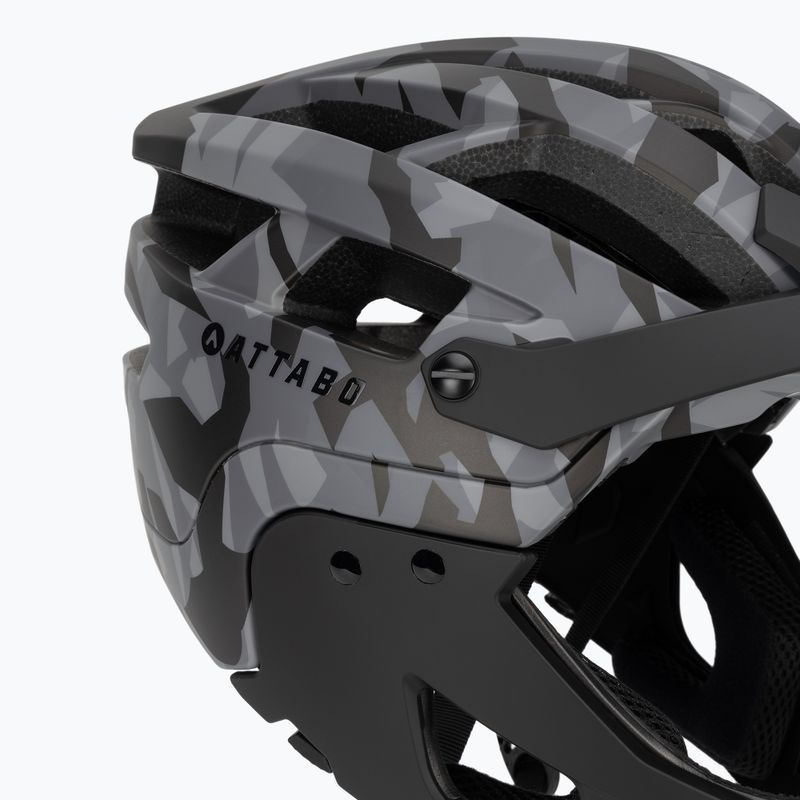 Шолом велосипедний ATTABO  State 2.0 full face gray 10