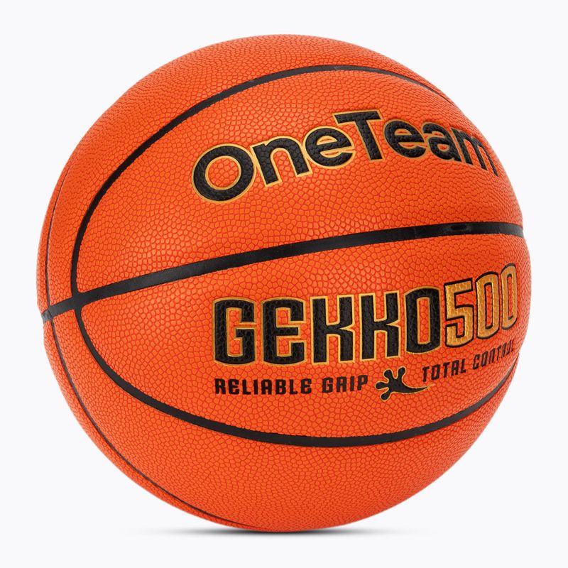 Баскетбольний м'яч OneTeam GEKKO 5 orange 2