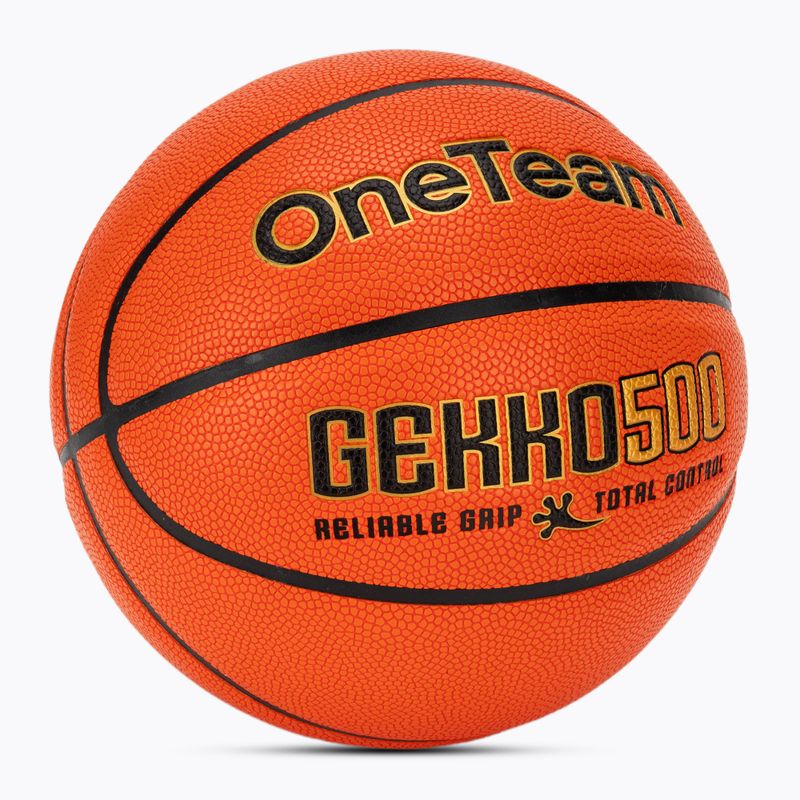 Баскетбольний м'яч OneTeam GEKKO 7 orange 2