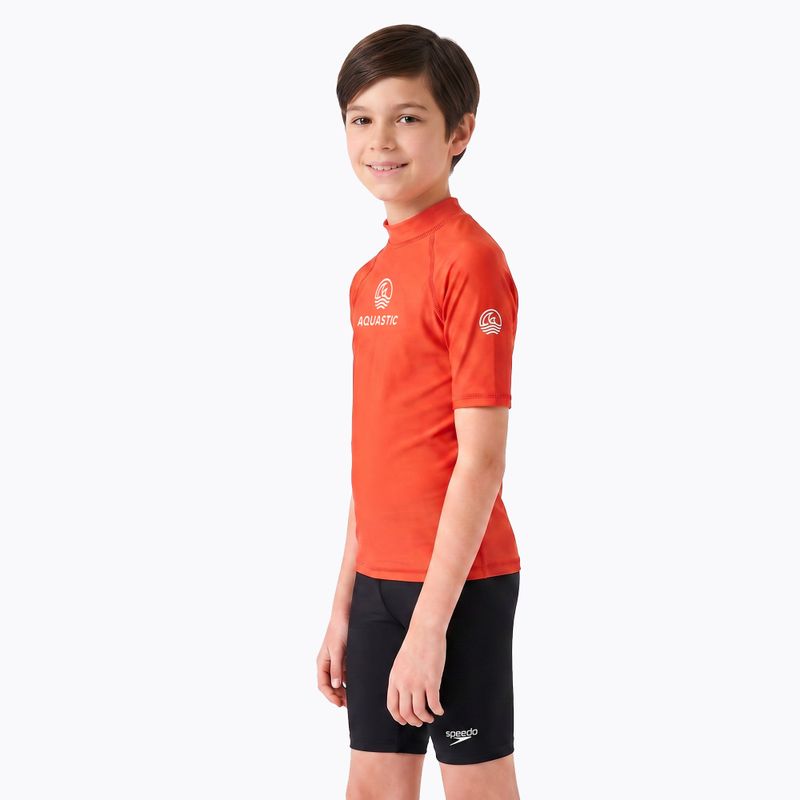 Футболка дитяча AQUASTIC Rimos UV 50+ UPF orange 3