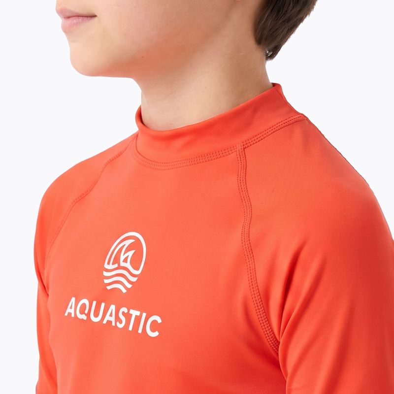 Футболка дитяча AQUASTIC Rimos UV 50+ UPF orange 4