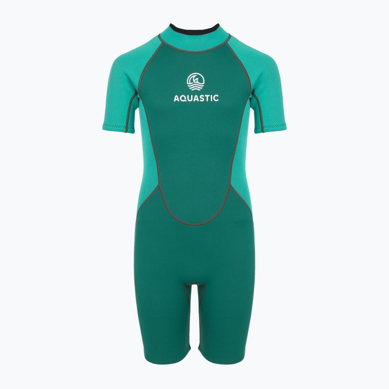 Дитячий гідрокостюм AQUASTIC Wavey Jrg 2 мм бірюзовий 3
