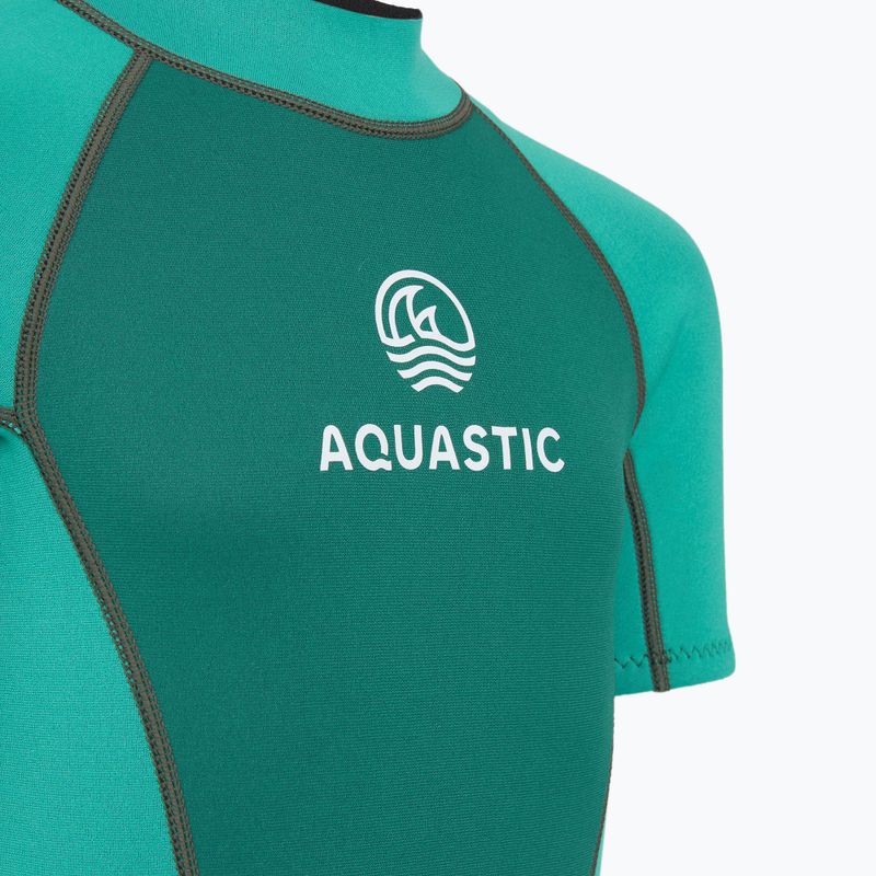 Дитячий гідрокостюм AQUASTIC Wavey Jrg 2 мм бірюзовий 5