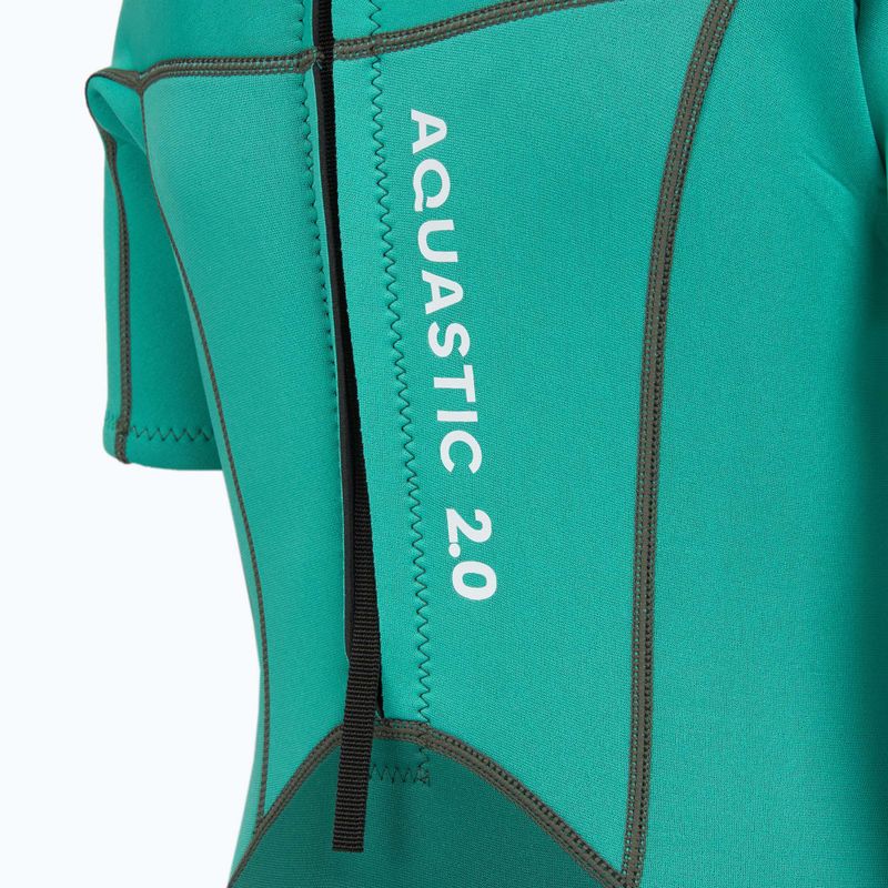 Дитячий гідрокостюм AQUASTIC Wavey Jrg 2 мм бірюзовий 7
