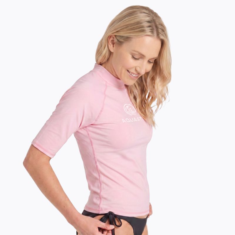 Футболка жіноча AQUASTIC Rimos WMNS UV 50+ UPF pink 4