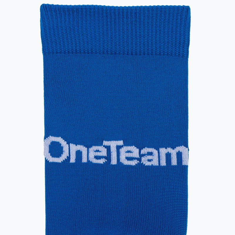 Дитячі футбольні шкарпетки OneTeam Precision football socks blue 3
