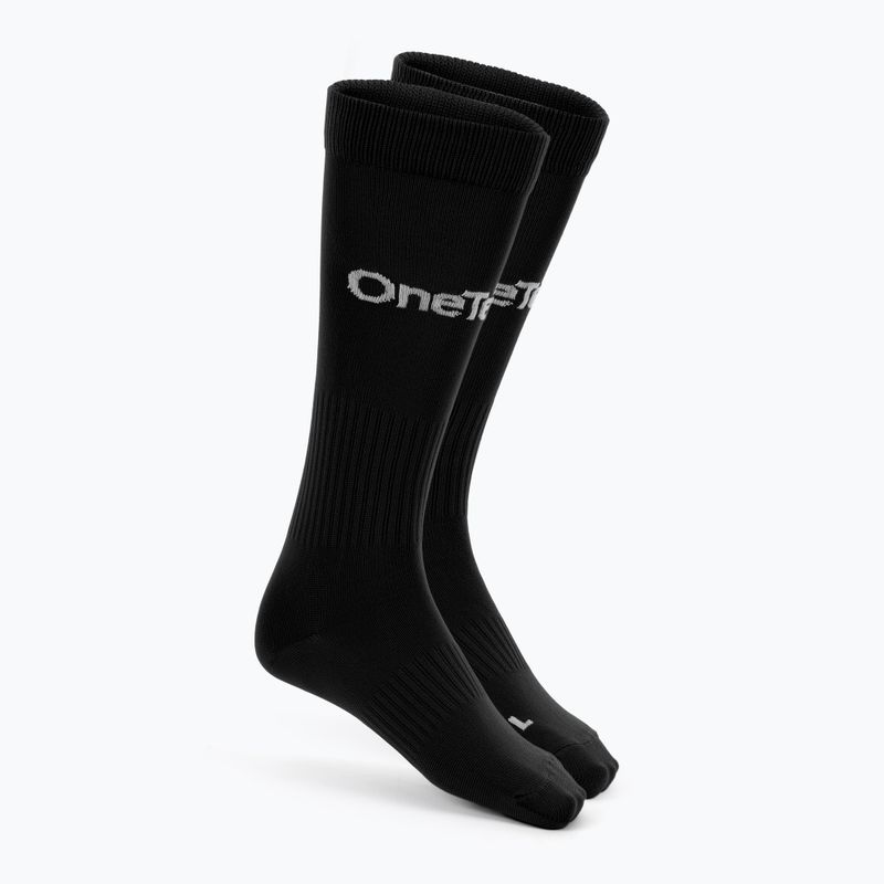 Футбольні шкарпетки OneTeam Precision football socks набір 2-pack чорний